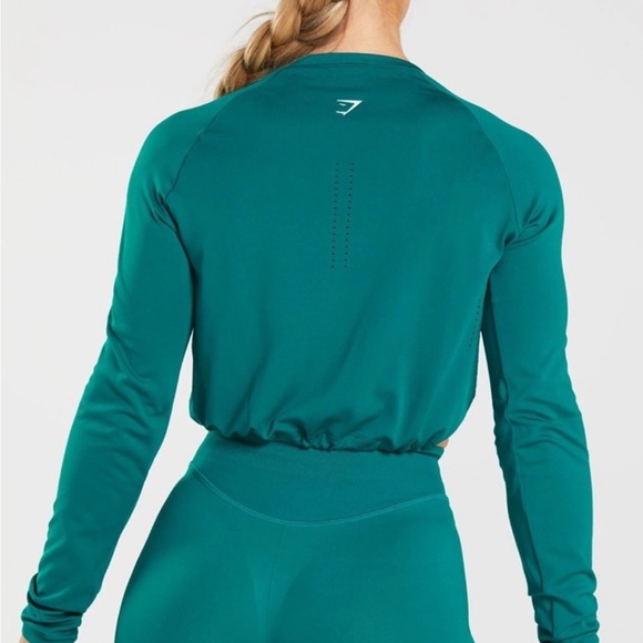 Gymshark Teal Athletic shirt for Women - Picture 2 of 7